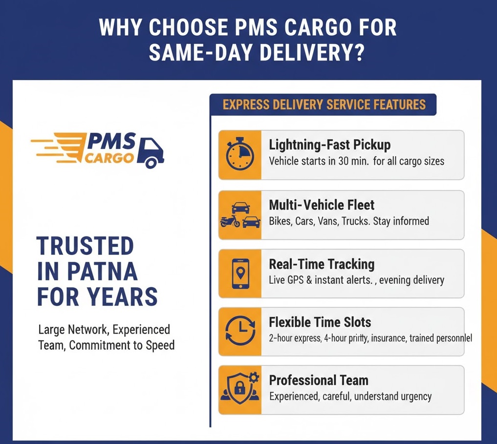Why Choose PMS Cargo for Same-Day Delivery